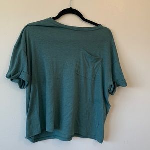 Forest Green Aerie Cropped Tee